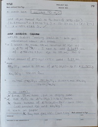 HMA's lab notebook screenshot page 79