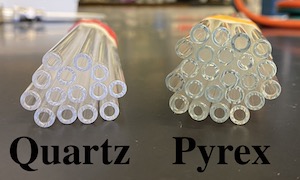 Quartz and pyrex tubes