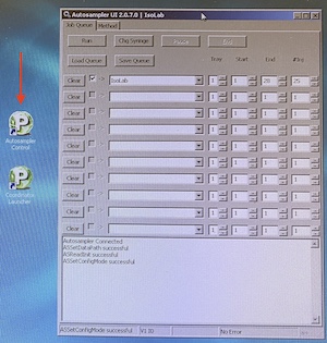 ALS-G autosampler software