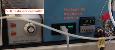 VOC trap temperature controller and GasBench GC controller