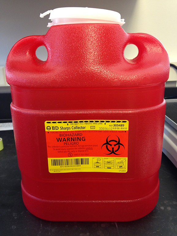 Contaminated Sharps Container