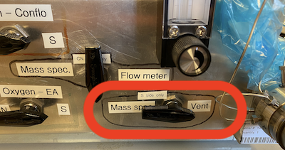 mass spec or vent valve